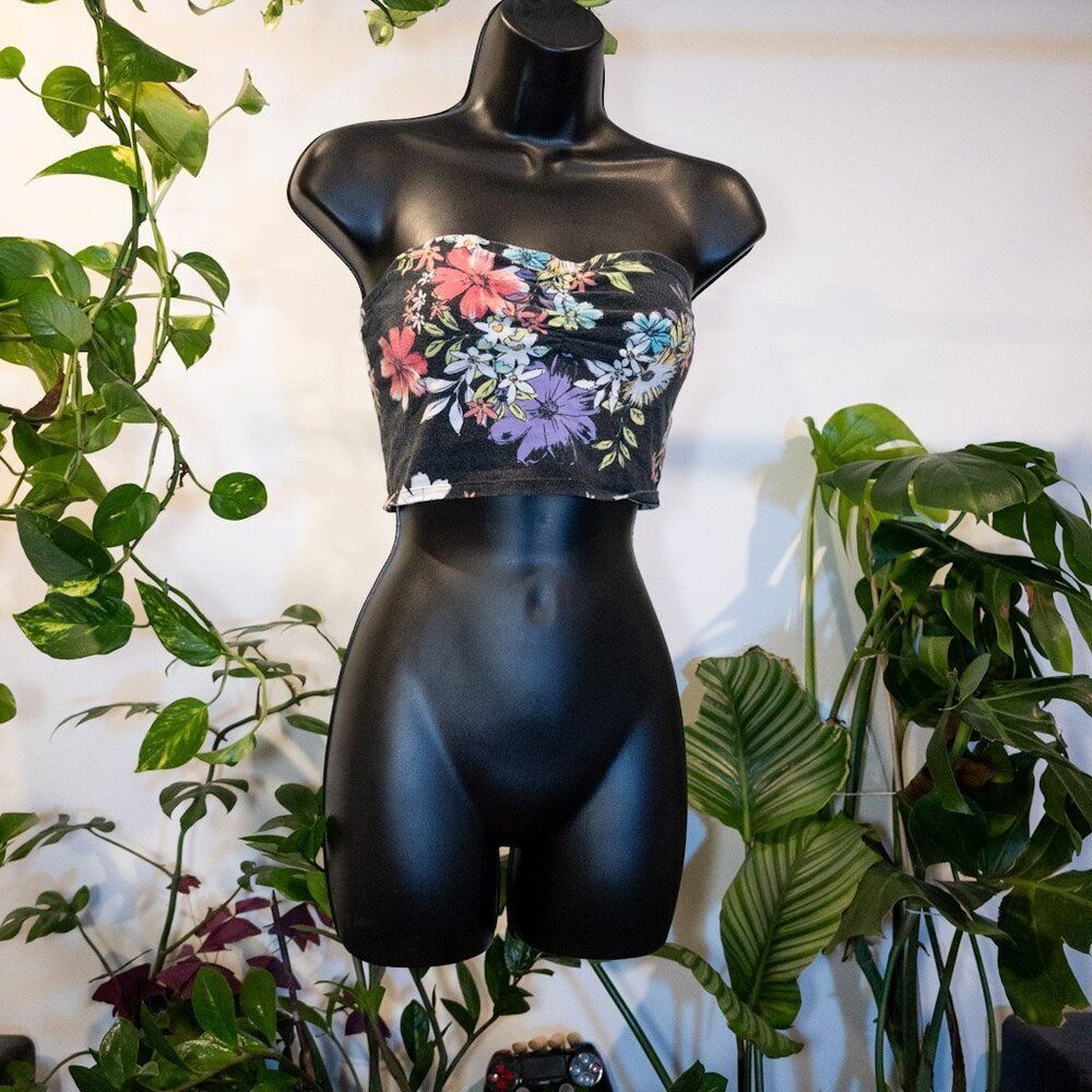 Arizona Jean Co. Floral Tube Top, Size M